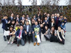 20150307　植木ゼミ送別会全体写真1